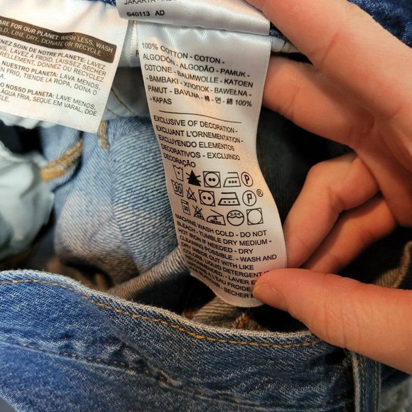 SALE 5/$25 Levi's Womens 501 High Rise Button Fly Skinny Jeans Medium Wash Blue - Picture 11 of 12